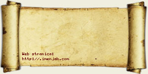 Anica Damjanović vizit kartica